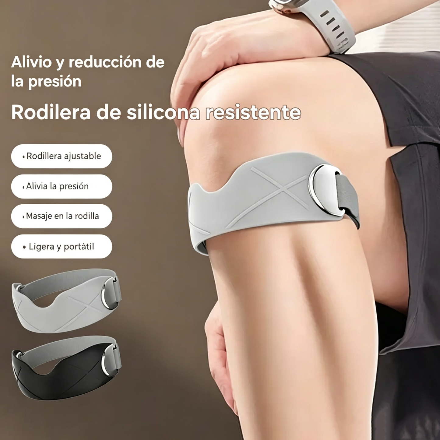 【paquete de 4】Rodilleras deportivas 👉 Las rodillas necesitan tiempo para recuperarse, y este equipamiento proporciona el soporte necesario.