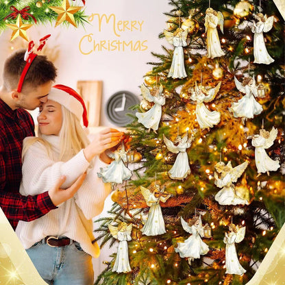 🎁Dřevěná ozdoba anděl Bytové dekorace