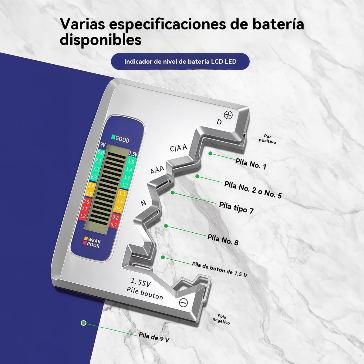 ⚡Los comprobadores de batería te hacen la vida más fácil