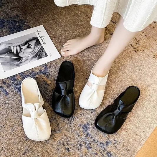 🔥👡【35-42】Sandalias retro Zapatillas planas de verano para mujer