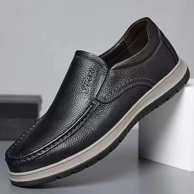 【39-44】Značkové boty z pravé kůže