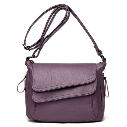 ✨👜 Este elegante bolso de hombro está hecho de cuero suave de alta calidad, ideal para salidas diarias y cómodas.