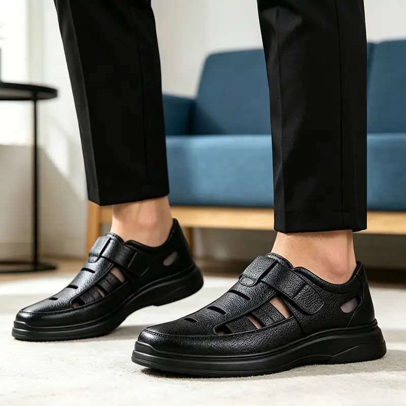 Letní pánské boty z pravé kůže – maximální prodyšnost a chůze bez únavy! 👞🌬️