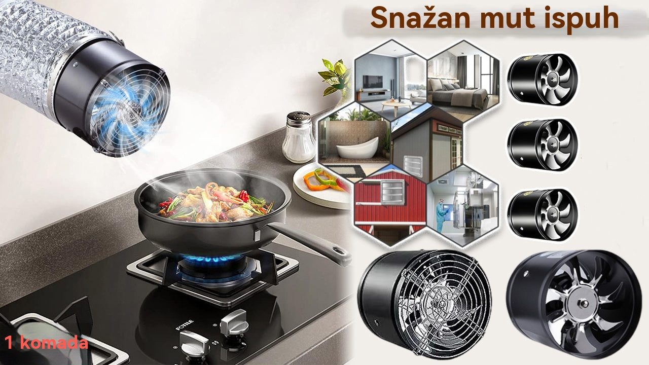 【Plaćanje pouzećem】  Snažan cilindrični ispušni ventilator, ⚡Smanjenje buke basa, ⚡Visoka kvaliteta, ⚡Ušteda energije - 4224135