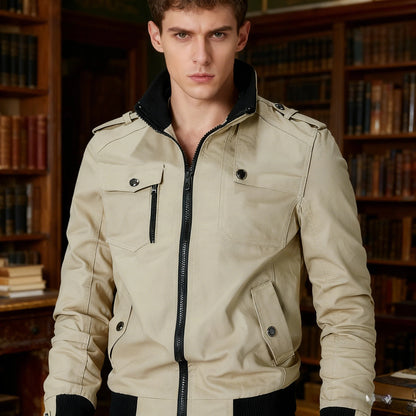 👍🔥 [M-5XL] Nova muška vojna jakna, teška, visokokvalitetna, topla-4171516