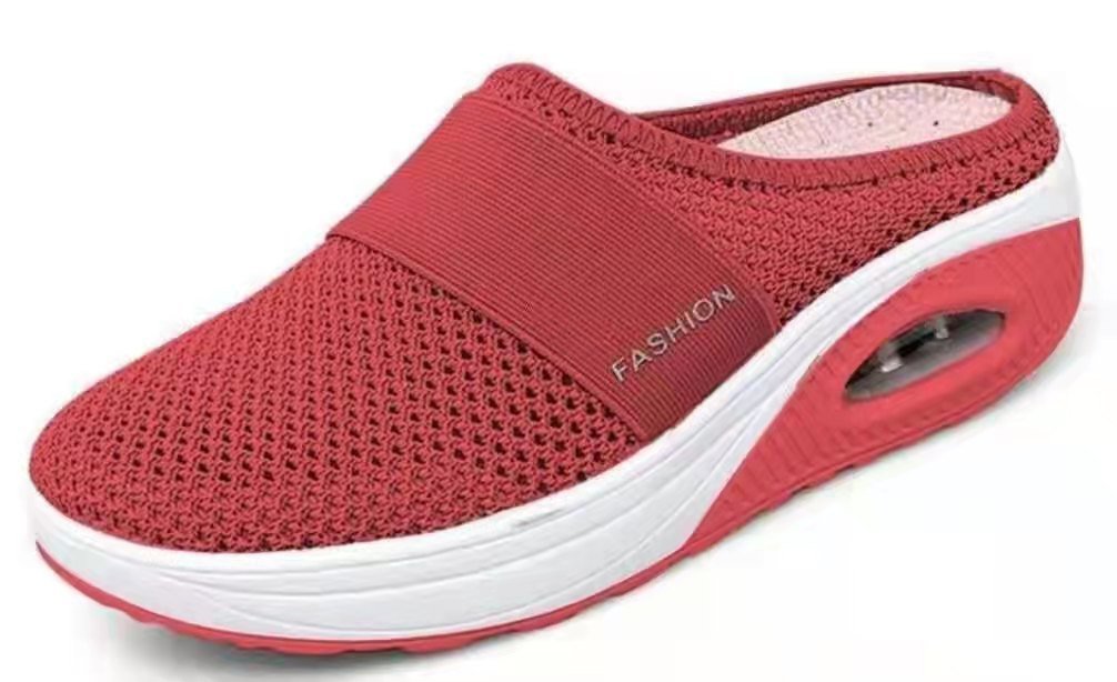 👡🛒【Nuevo producto a precio reducido】💖🎁【35-43】Zapatillas 2025 de malla hueca con amortiguación de aire y alta elasticidad para caminar sin cansar