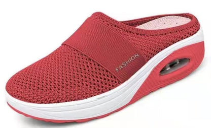 👡🛒【Nuevo producto a precio reducido】💖🎁【35-43】Zapatillas 2025 de malla hueca con amortiguación de aire y alta elasticidad para caminar sin cansar