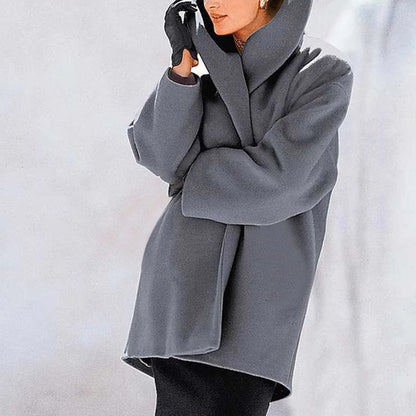 🎅Wyprzedaż świąteczna 50% TANIEJ🎄【S-5XL】2025 Zimowy nowy wysokiej jakości wełniany płaszcz o średniej długości-4161913