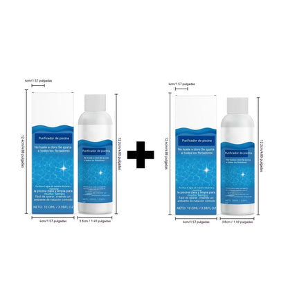 ⏰💦Compra 1 y recibe 1 gratis🏊‍♂️ Líquido Clarificador para Piscinas – Agua Transparente en Horas, Sin Esfuerzo ✨