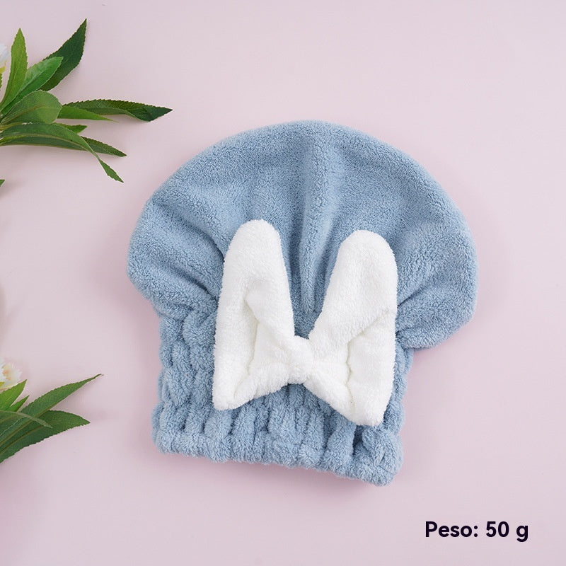 🔥🎀🛀Gorro de ducha a prueba de golpes, de secado rápido y con champú súper absorbente😍