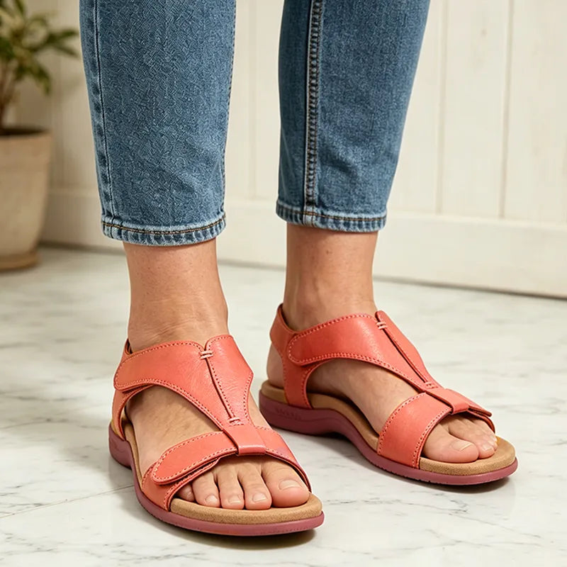 👡【35-43】 Sandalias de plataforma de piel suave para mujer
