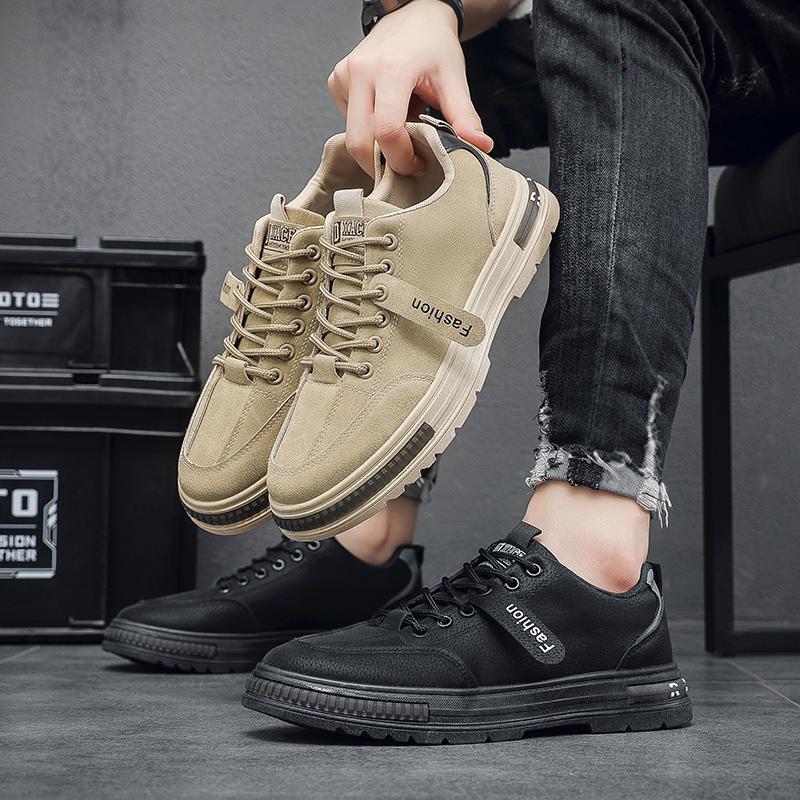 【39-44】 2025 új őszi férfi lélegző puha bőrcipő