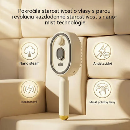 ⚡💨 【Sleva 50 %】Elektrický fén s masážním hřebenem a vzduchovým polštářem