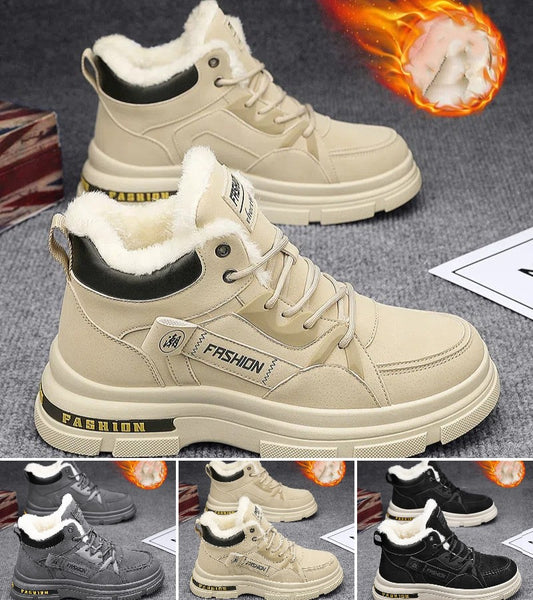 🔥🔥👞【39－44】2026 nowe męskie zimowe, pogrubione, aksamitne, ciepłe buty Martin - 4211552