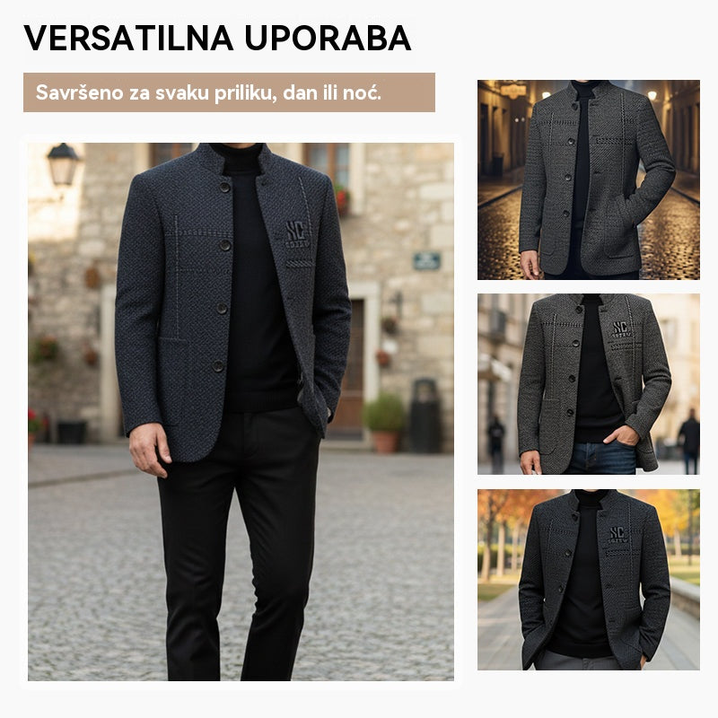 🧥 Visokokvalitetna nova muška zimska jakna - podstavljena i topla, udobna i svestrana 【40-90KG】- 4188100