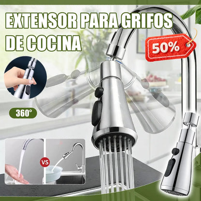Extensor Giratorio para Grifo de Cocina 360° 🚰✨