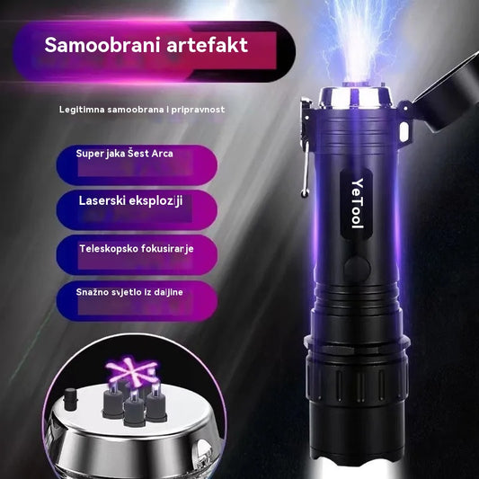 🎁🎁Dvije u jednoj samoodbrambena luč s loptom-4174787