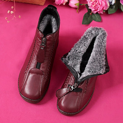 ✨【35-41】50% sleva na sezónní výprodej! Silné sněhule a bavlněné boty s fleecovou podšívkou pro maminky.