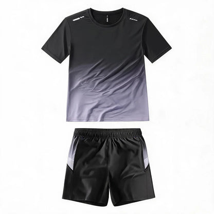 🔥✨【50% de descuento🔥】Chándal de verano de dos piezas para hombre: cómoda camiseta de manga corta y pantalones cortos.