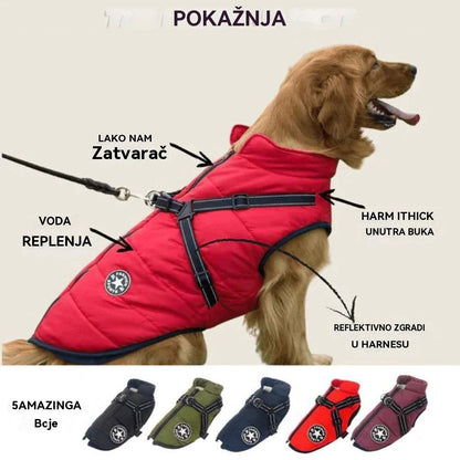 🐕‍🦺【50% popusta】Jesenska i zimska skijaška odjeća za kućne ljubimce, vodootporna i topla pamučna jakna za pse