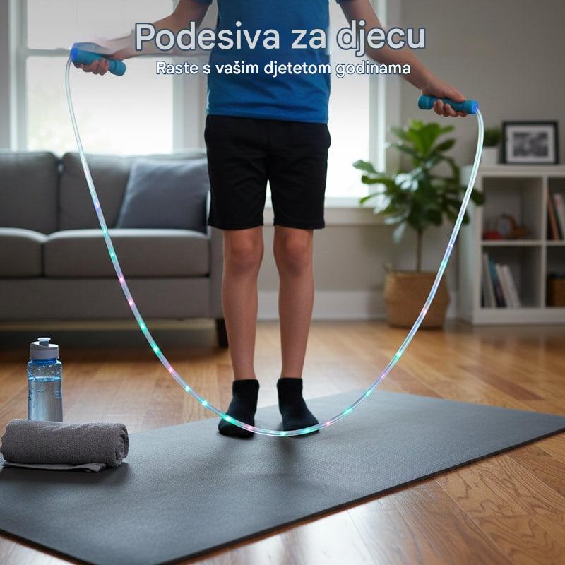 🏃【Kupite 1, dobijte 1 gratis】🌈 LED svjetleće uže za preskakanje za djecu - 4205402