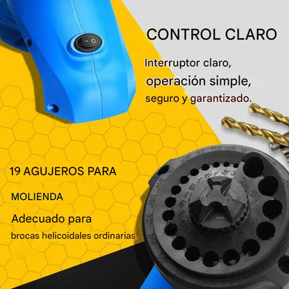 🏆【🔥Venta caliente】🔧 Rectificadora de taladro eléctrico para el hogar, rectificadora de brocas helicoidales