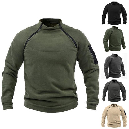 【S-4XL】Φθινοπωρινά και χειμερινά ανδρικά ζεστά μακρυμάνικα μπλουζάκια εξωτερικού χώρου