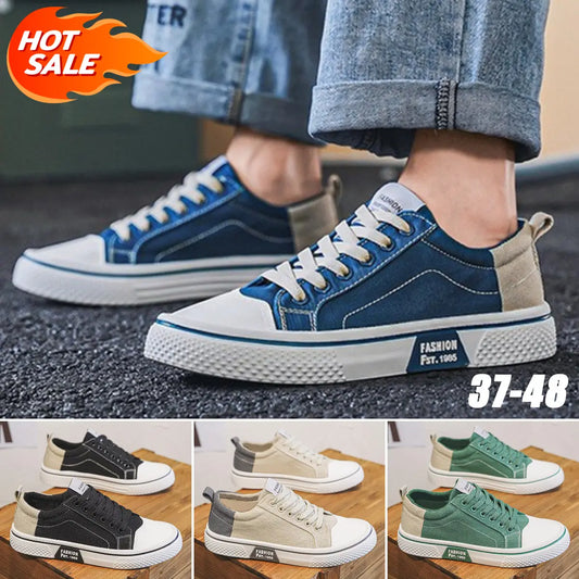 ✨✨👟 (37-48) Férfi nyári vászoncipő, kényelmes és lélegző, puha talpú és sokoldalú.