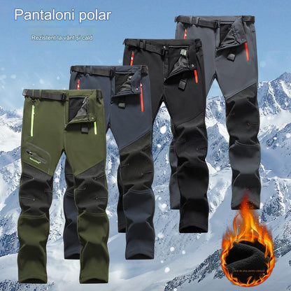☃️👖[S-5XL] Męski kombinezon na jesień i zimę, wodoodporny, z grubego aksamitu, swobodny