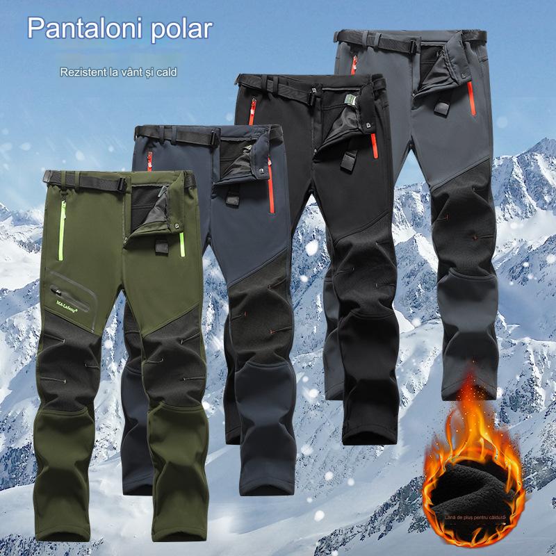 [S-5XL] nový podzimní a zimní pánský outdoorový nepromokavý a teplý sametový overal z roku 2025