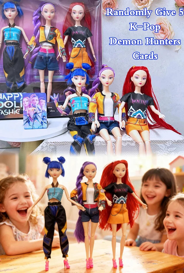 💥【Legnagyobb eladási teljesítményű termék！】Lánycsoportos bábjak POP Witch Hunter-4170802