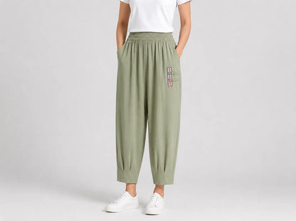 🔥【M–4XL】👖Lehké a prodyšné letní kalhoty z bavlny – moderní ležérní kalhoty po kotníky