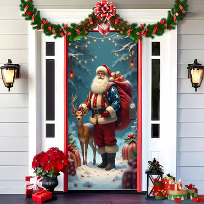 🎄Předčasný vánoční výprodej: Kupte jeden a druhý dostanete zdarma 🎅vánoční dekorace na dveře🎅