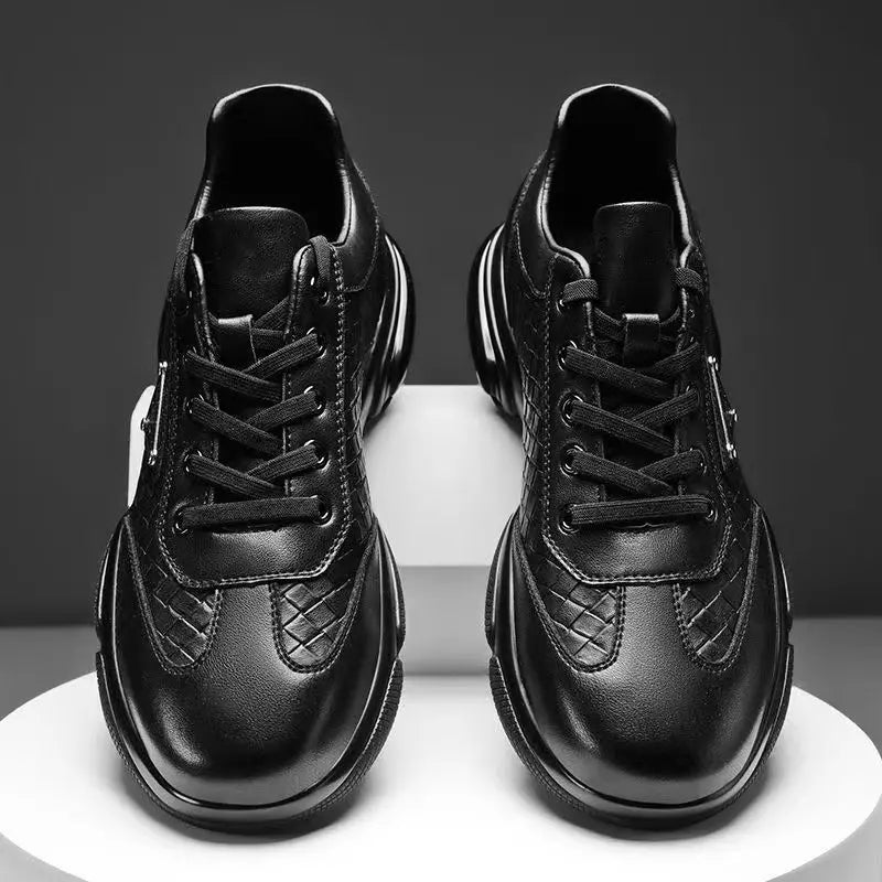 💥【Artículo muy vendido】💥Zapatos casuales de piel de cocodrilo, suela suave, transpirable.
