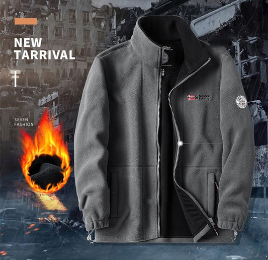 🔥 2025. nova muška zimska jakna od debelog flisa, topla i udobna_4120940