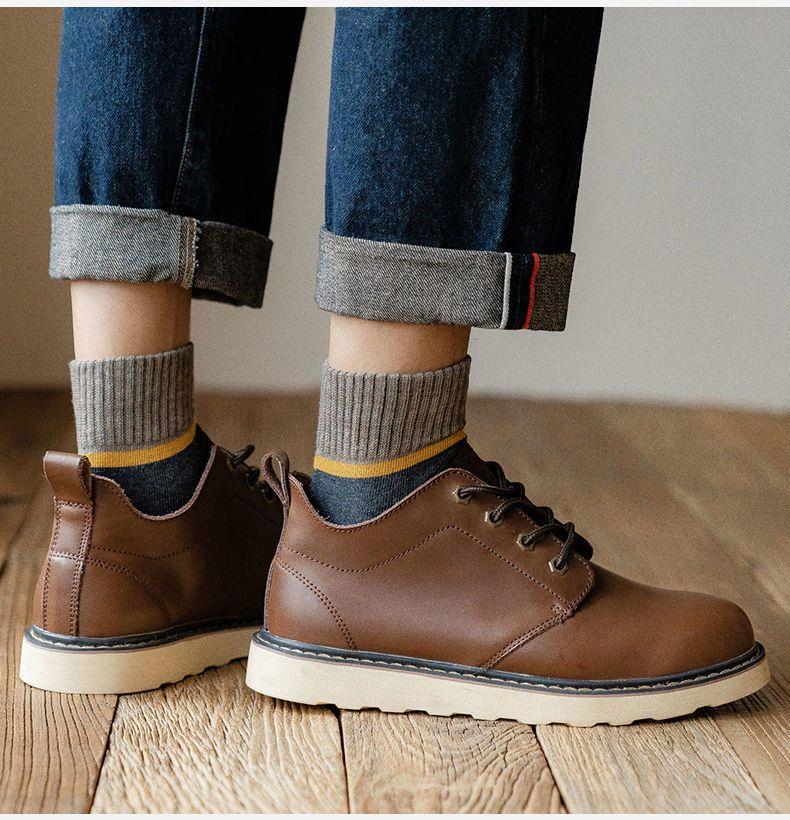 😍🧦【10 ζεύγη】Φθινοπωρινό και χειμερινό αντιβακτηριδιακό, αποσμητικό και ζεστές μάλλινες κάλτσες-4123140