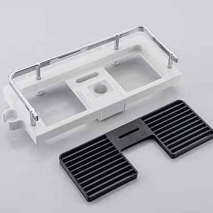 🔥🚿Soporte de almacenamiento para ducha de baño con barra, soporte ajustable para cabezal de ducha, no requiere perforación para la ducha.-4333287
