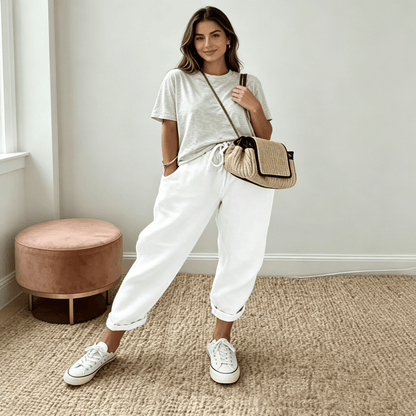 😍💕 Pantalones casuales de algodón y lino para mujer: ¡oferta por tiempo limitado!