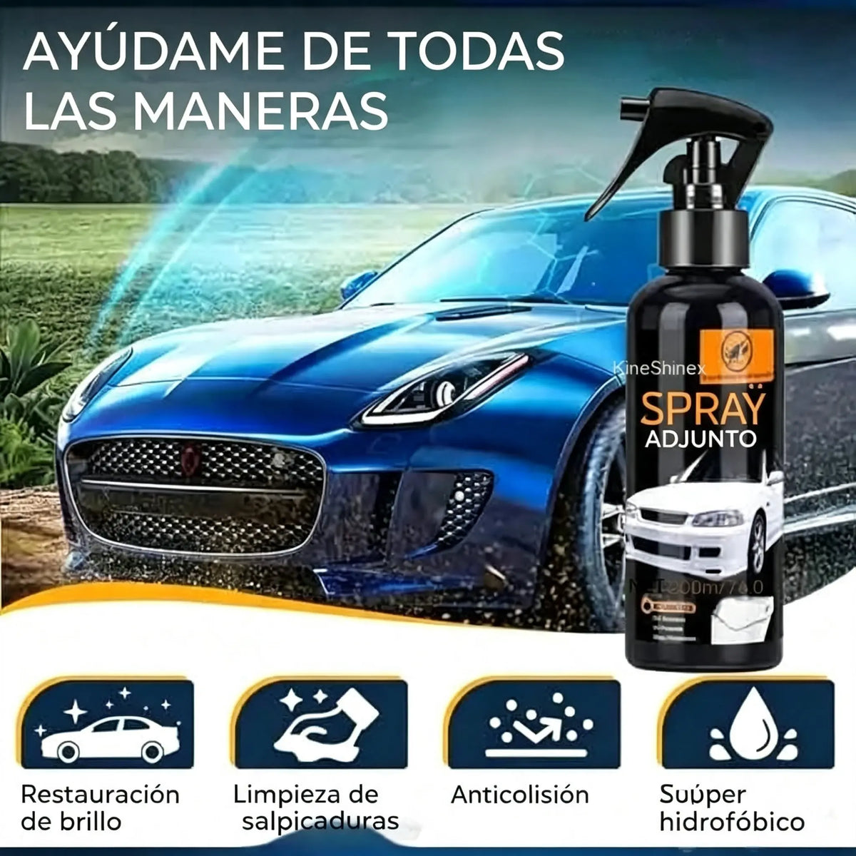 🎉 ¡Oferta 2026! 【Compra 1 y llévate otro gratis】🚗 Spray sellador profesional para pintura de automóviles