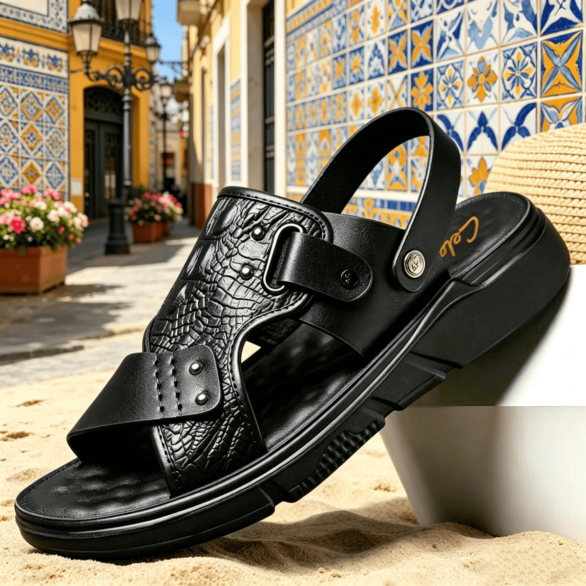 【Oferta especial por tiempo limitado】2026 Sandalias y zapatillas de hombre antideslizantes y antiolores de suela blanda para playa de verano.