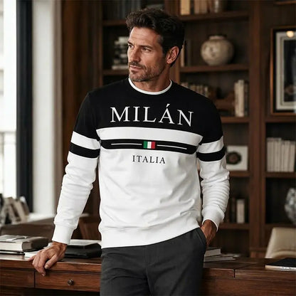 ✨🌟👕【S-6XL】Pánské mikiny s potiskem „Milano Italia“