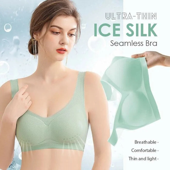 [Vásároljon 1-et, kap 1-et ingyen][M-5XL] Ice Silk Seamless Ultra vékony melltartó