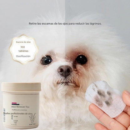 Toallitas limpiadoras para manchas de ojos de mascotas 🔥Elimina las manchas de lágrimas🔥