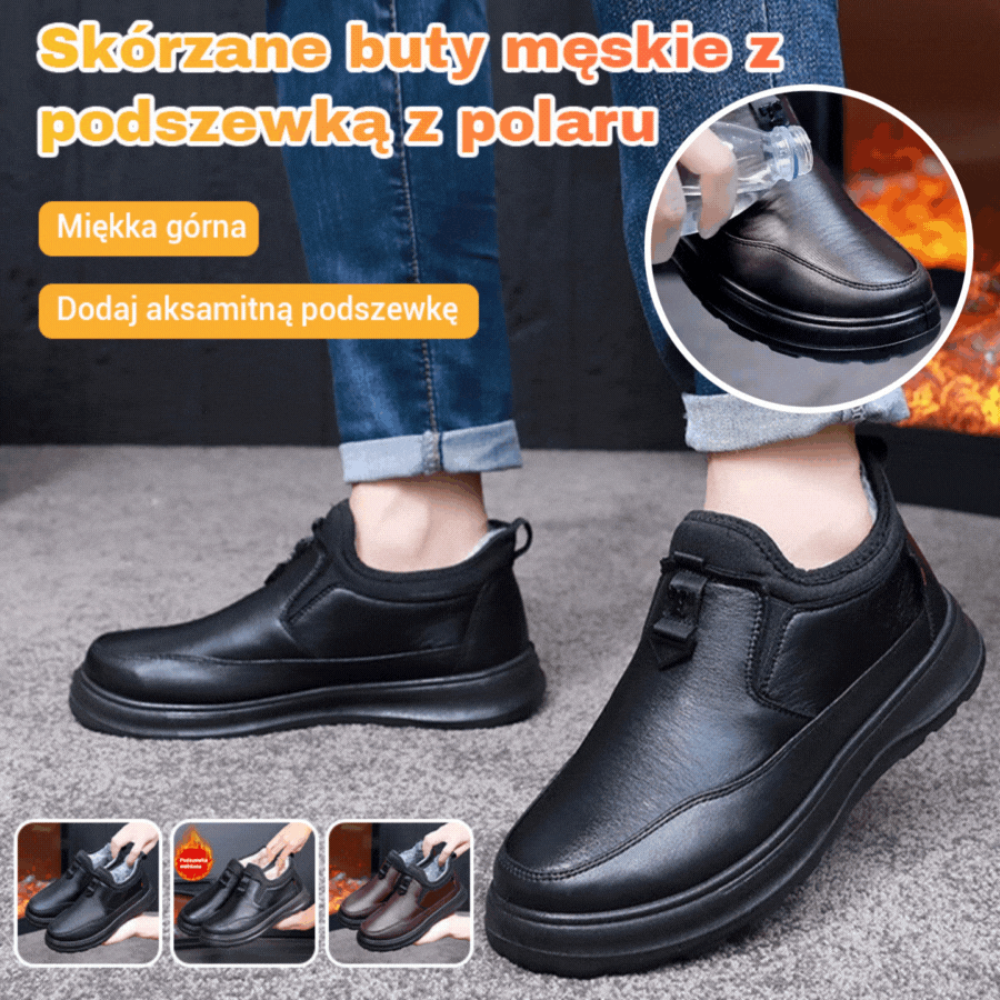 【39-45】🔥 Zimowe Ocieplane Męskie Buty Śniegowe-4176546