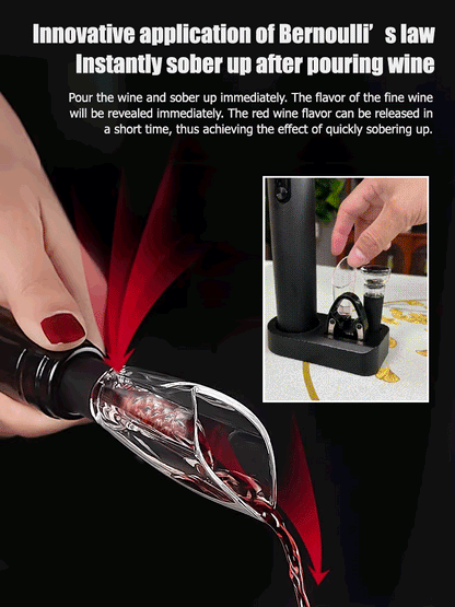 🍷Juego de abridor de vino eléctrico🎁 Regalo perfecto para alguien que ama el vino.