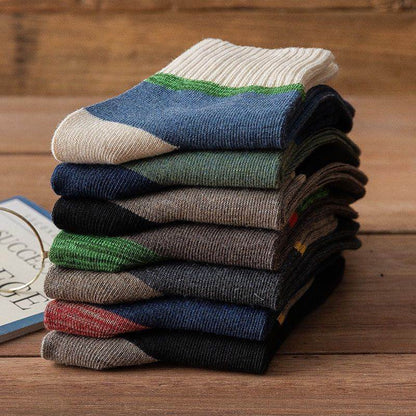 😍🧦【10 ζεύγη】Φθινοπωρινό και χειμερινό αντιβακτηριδιακό, αποσμητικό και ζεστές μάλλινες κάλτσες-4123140