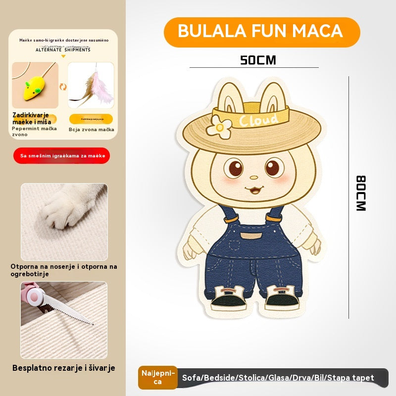 🏆【🔥Vruća rasprodaja】Zidna grebalica za mačke - Vertikalna grebalica u obliku kocke - Nije potrebna ugradnja - 4206953