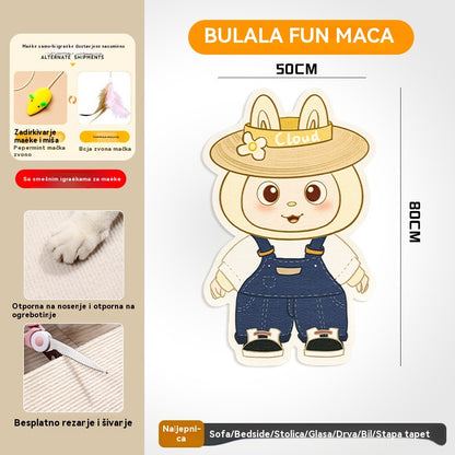 🏆【🔥Vruća rasprodaja】Zidna grebalica za mačke - Vertikalna grebalica u obliku kocke - Nije potrebna ugradnja - 4206953