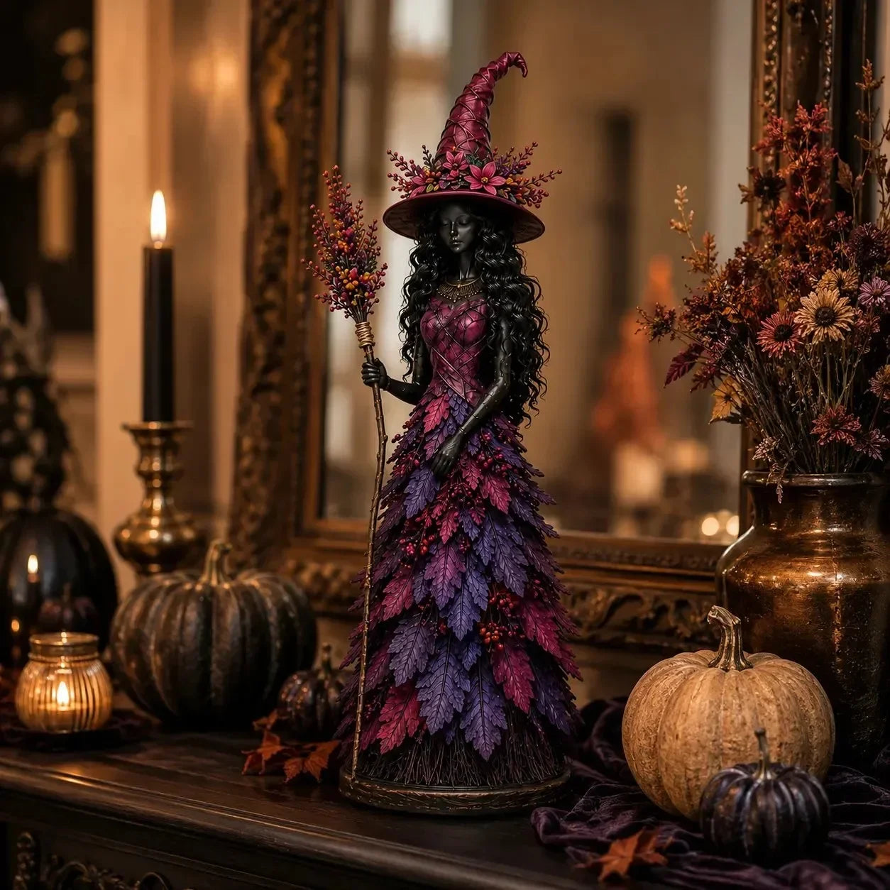 🧙‍♀️ Figura de bruja encantada de otoño-4333536