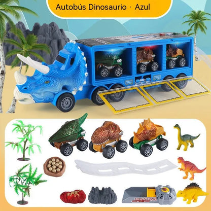 🦖🚛 ¡El Camión de Dinosaurios que Guarda, Lanza y Divierte! 🎵✨